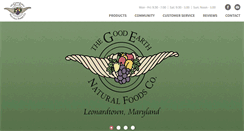 Desktop Screenshot of goodearthnaturals.com